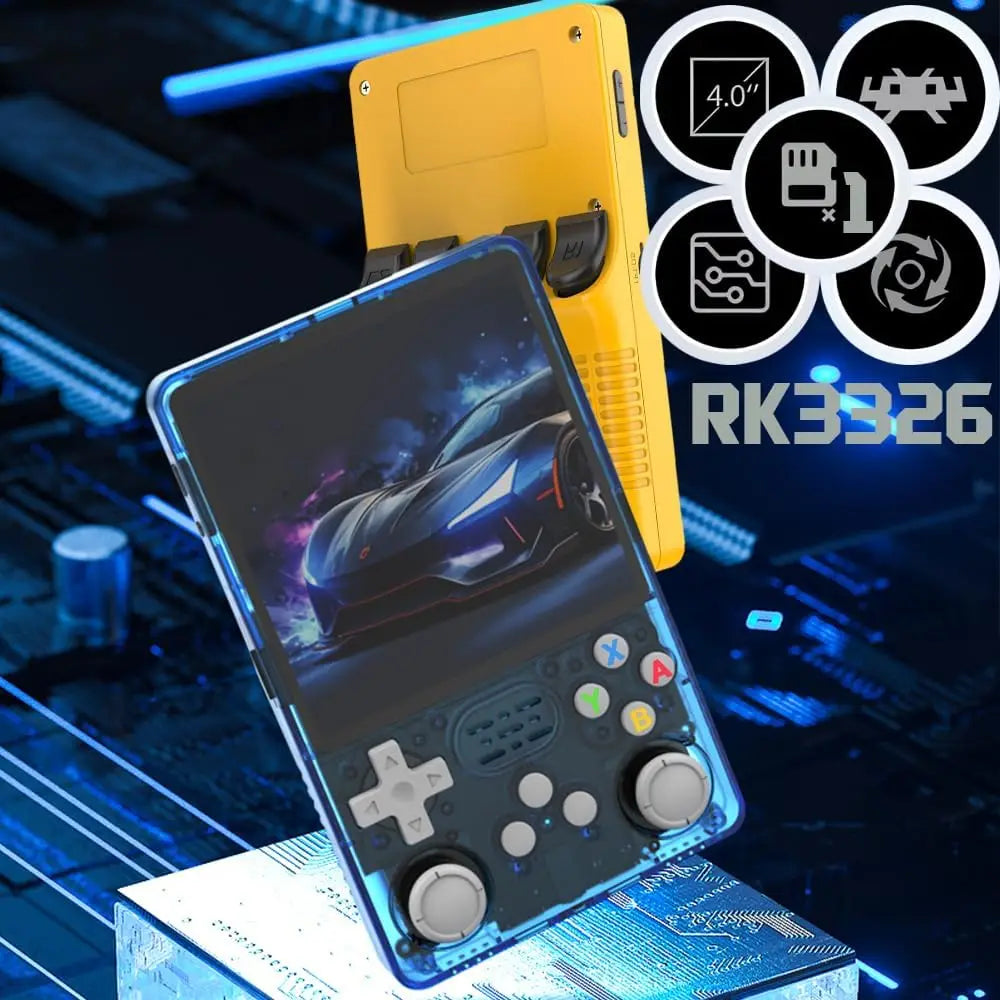 Original Arkos R36s Plus Consola 4"IPS Big Screen Retro Handheld Game Console Linux 64-bit System Portable Pocket R36plus