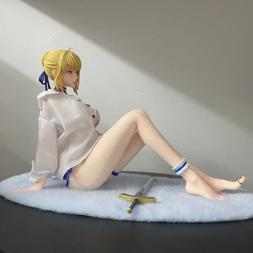 19cm Fate/Grand Order Altria Pendragon Anime Girl Figure Saber Alter Action Figure Minamoto no Raikou Figure Model Doll Toy Gift