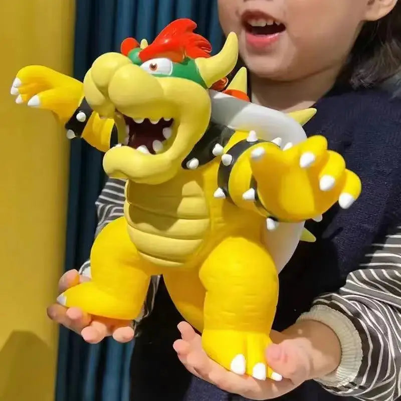 39 cm Anime Super Marios Serie Große Actionfigur Spielzeug Bowser Figuren PVC Spielzeugmodell Für Kinder Geburtstag Sammlergeschenke