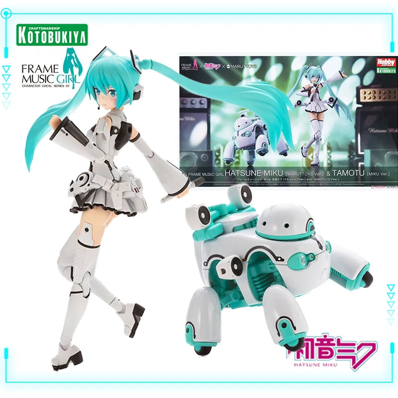 Kotobukiya Original Genuine Piapro Characters Hatsune Miku Frame Music Girl Maruttoys Tamotu Ver Action Figures Toys Model Gifts