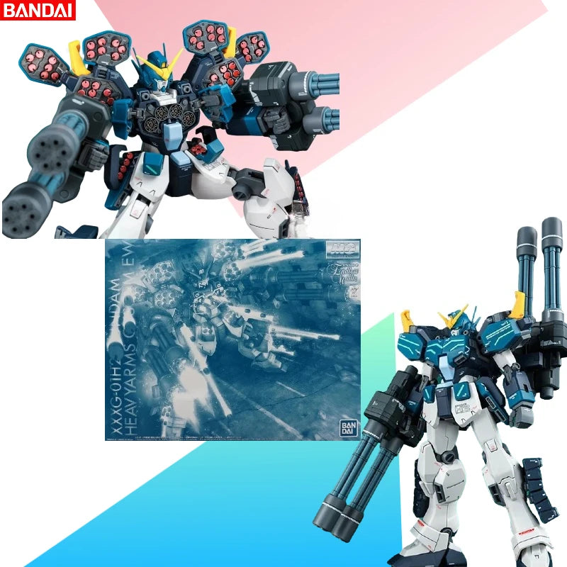【IN STOCK】BANDAI MG 1/100 XXXG-01H2 GUNDAM HEAVYARMS CUSTOM EW Assembly Model Kit Collecting toys