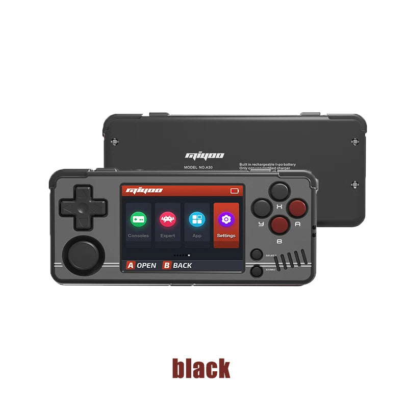MIYOO Mimi A30 Portable Retro Handheld Game 2.8'' IPS Screen Wifi Open Source Linux System Supports Multiple Emulators Kids Gift