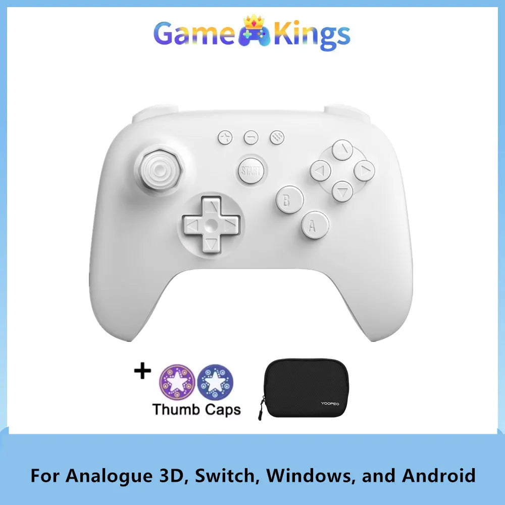 8Bitdo N64 Bluetooth Controller for Analogue 3D, Switch, Windows, and Android (Black) Gaming  Gamepad