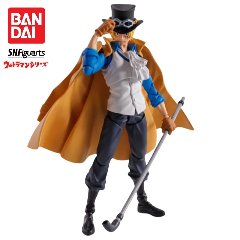 In Stock Bandai Original S H Figuarts One Piece Sabo Action Figure Model Doll Brand New Boxed Anime Characters Toys Model Garage