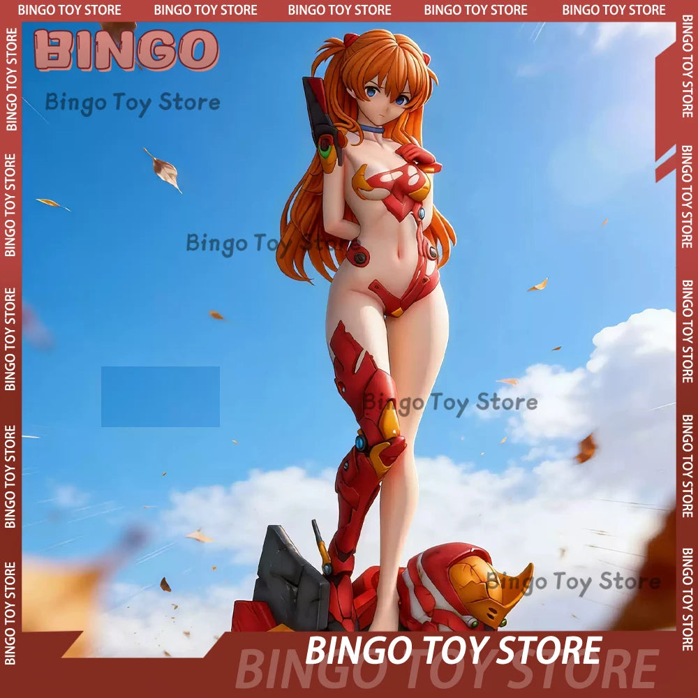 25cm Anime Asuka Langley Soryu Figure Shikinami Asuka Rangure Figures Pvc Colletion Statue Desk Decoration Model Doll Toy Gifts