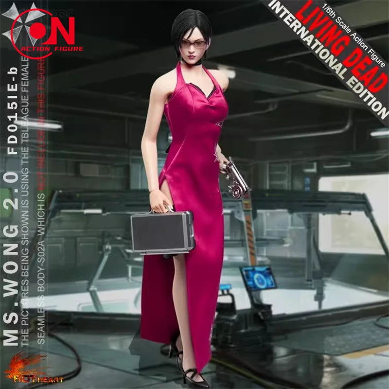 2025 Q4 Hot Heart FD015IE 1/6 Scale Secret Agent Action Figure 12'' Female Solider Figurine Model Full Set Collectible Toy