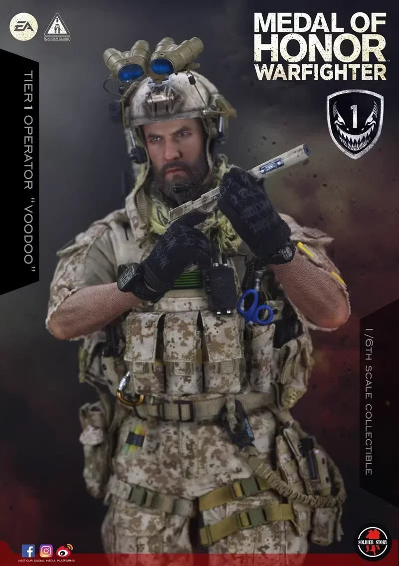SoldierStory 1/6 SS106 Medal of Honor Navy SEALS Soldier Action Figure Model Toys 12 inch fan hobby collectible ornament gift
