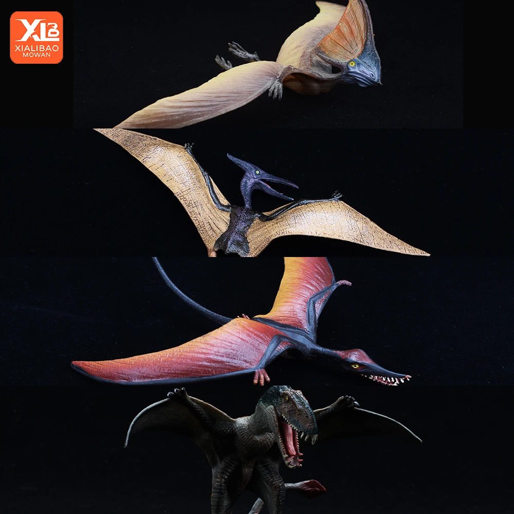Jurassic Simulation Dinosaur Toy Pterodactyl Pteranodon Haztergo Pterosaur Model Action Figure Animal Collection for Kids Gift