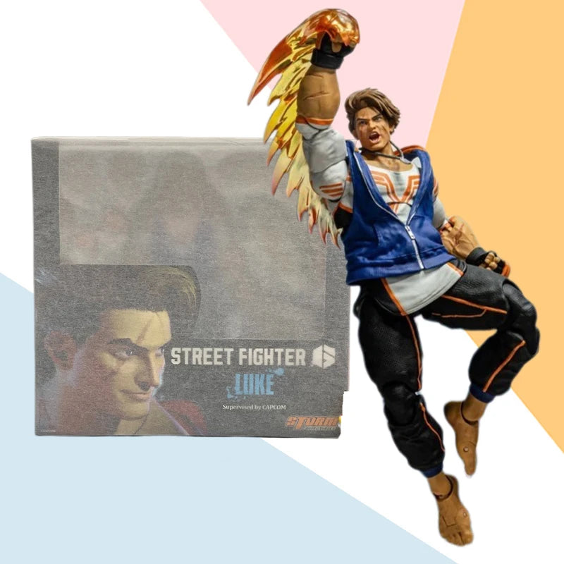 In Stock Storm Collectibles Origianl Street Fighter 4 LUKE Anime full Action Finished pvc Figure Model Toy Gifts for kids