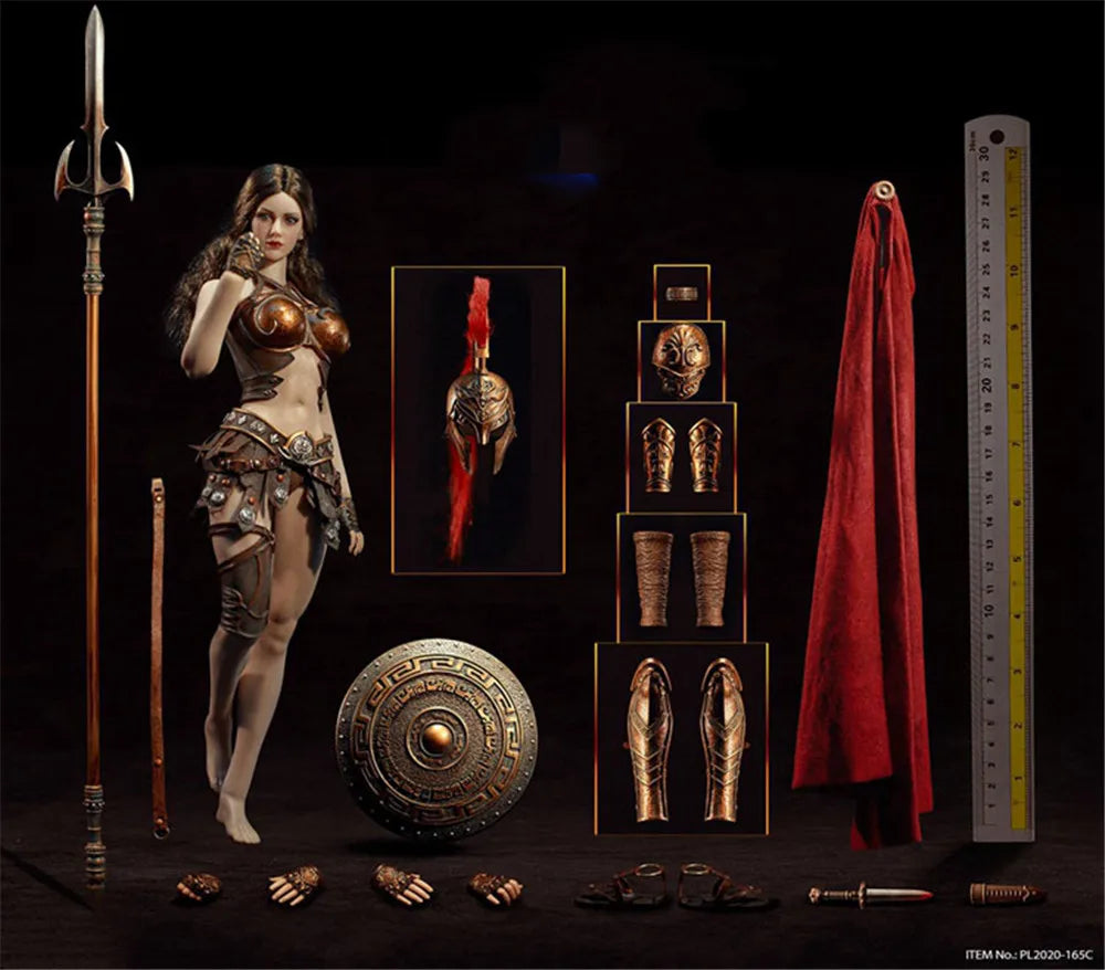 Tbleague Pl2020-165 1/6 Female Spartan Commander Marshal Medieval Retro Style Beautiful Warrior 12" Action Figure Model