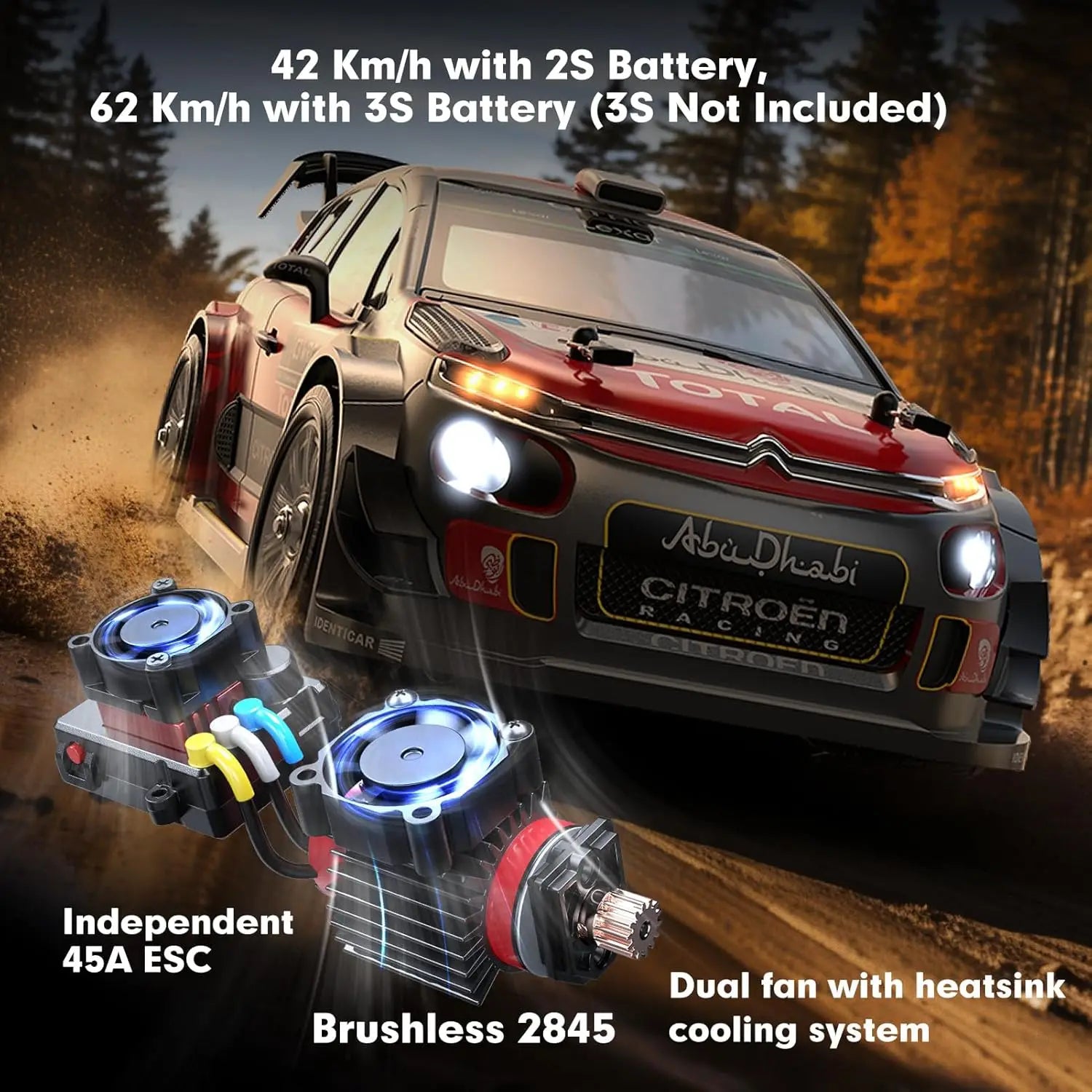 MJX Hyper Go 14303 1/14 4WD RC Дрифт Кола 65 км/ч Безчеткова 2.4G Кола с дистанционно управление 4WD Офроуд Високоскоростни RC Колички Камион Играчки