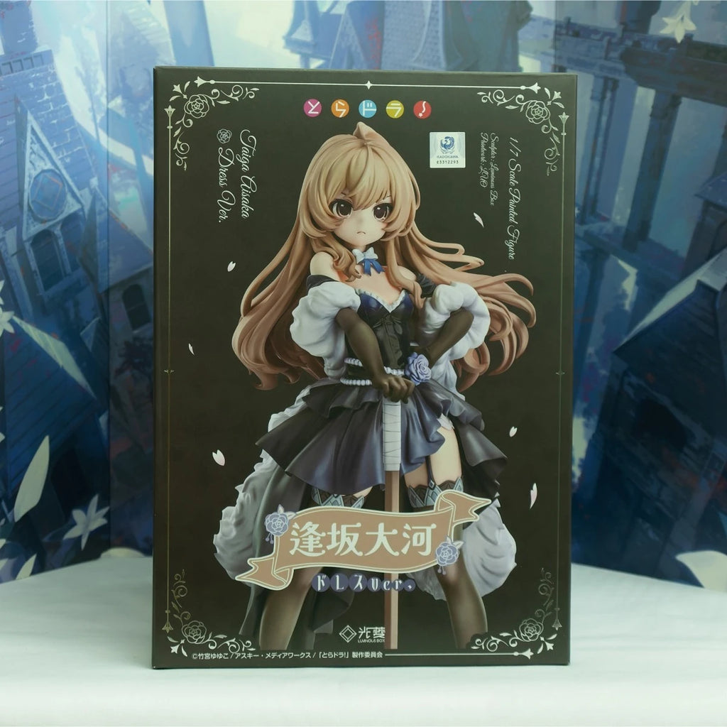 Toradora! Taiga Aisaka evening dress 100% Original genuine 230mm PVC Action Anime Figure Model Toys Figure Collection Doll Gift