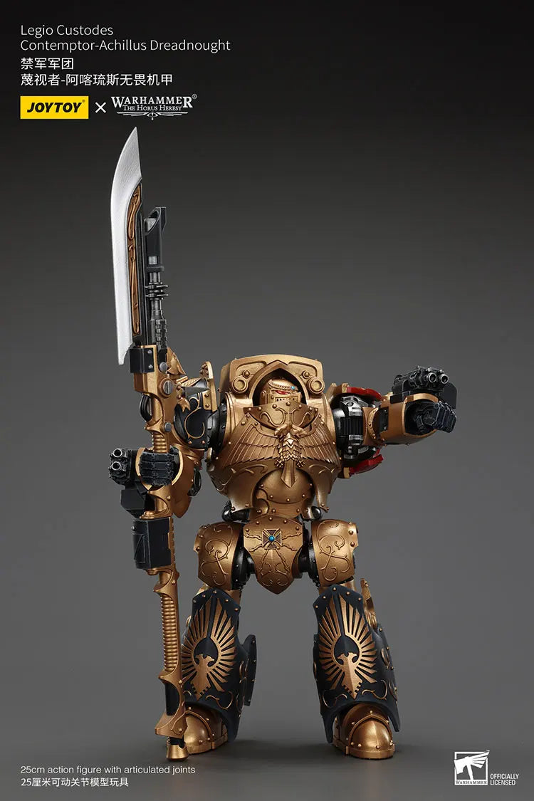 JOYTOY Warhammer „The Horus Heresy“ Legio Custodes Contemptor-Achillus Dreadnought Actionfiguren Dekoration Originalkollektion