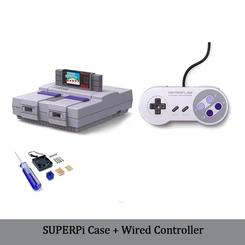Retroflag SUPERPi U Case with Wired U Controller for Raspberry Pi 3B+ 2B 3B Deluxe Edition UCase Set