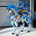 Motion Drive Zhao Yun With Mount Alloy Skeleton Super Articulated DIY Assembly Robot Model Toy Handmade Collectible Figures