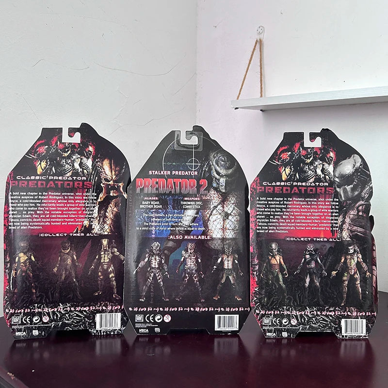 NECA Classic Predator Water City Hunter Warrior Lost Snake Stalker Guardian Jungle Demon Hunter Action Figure Toys Gift For Kids