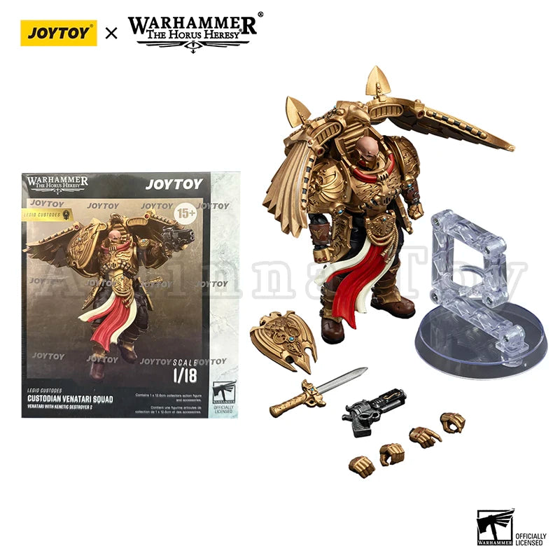 JOYTOY 1/18 Action Figure 40K The Horus Heresy Legio Custodes Adeptus Custodes Figures Achillus Dreadnought Anime Military Model
