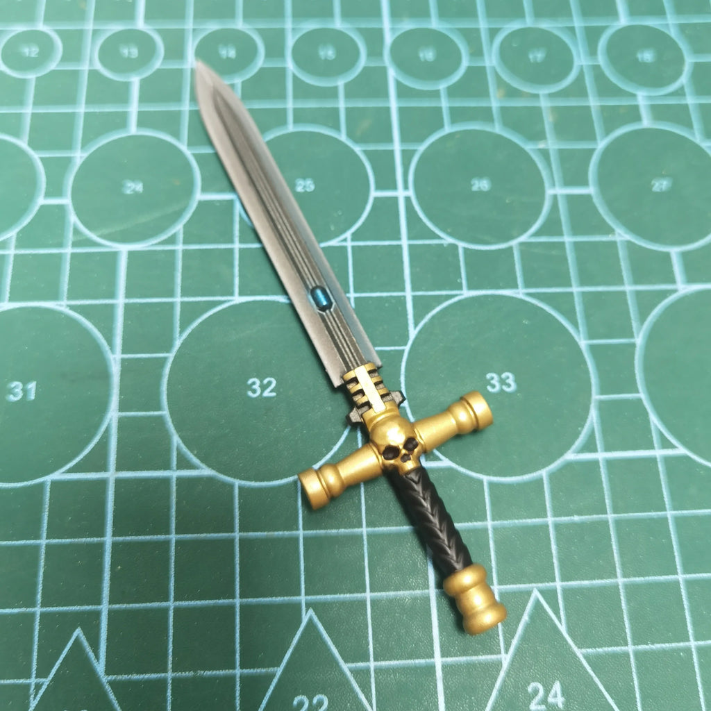 Joytoy Warhammer 1/18 Action Figures Iron Warriors MKVI Tactical Sergeant with Power Sword and Plasma Pistol Model Toy Boy Gifts