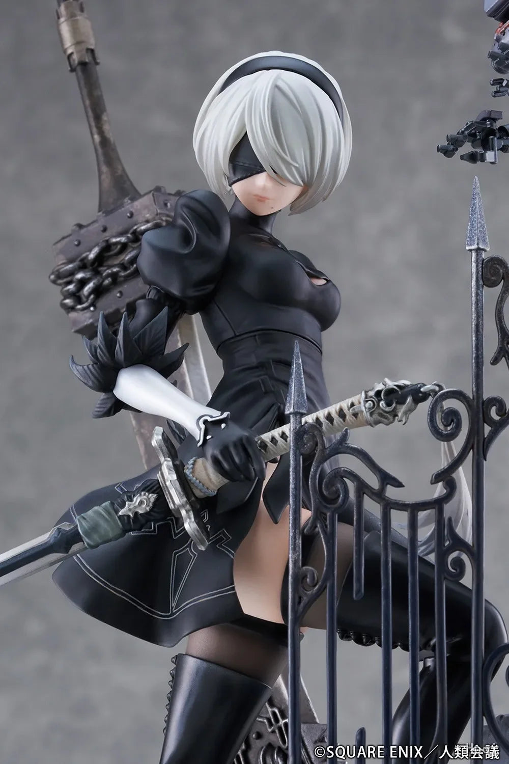 (In Stock)  Original PROOF TV NieR:Automata YoRHa No.2 Type B 1/7 PVC Figure Model Collection Toy Gift