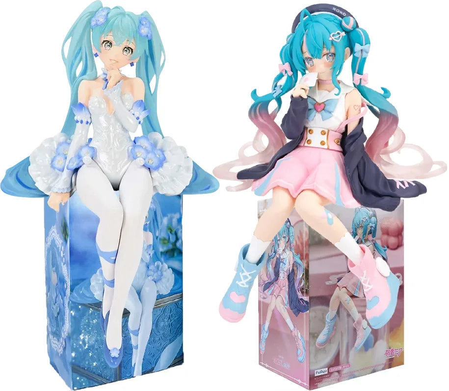 14cm Hatsune Miku Figure 2026 New Sakura & Flower Wedding Ver. Anime Action Figure PVC Collectible Model Toy for Otaku Gift