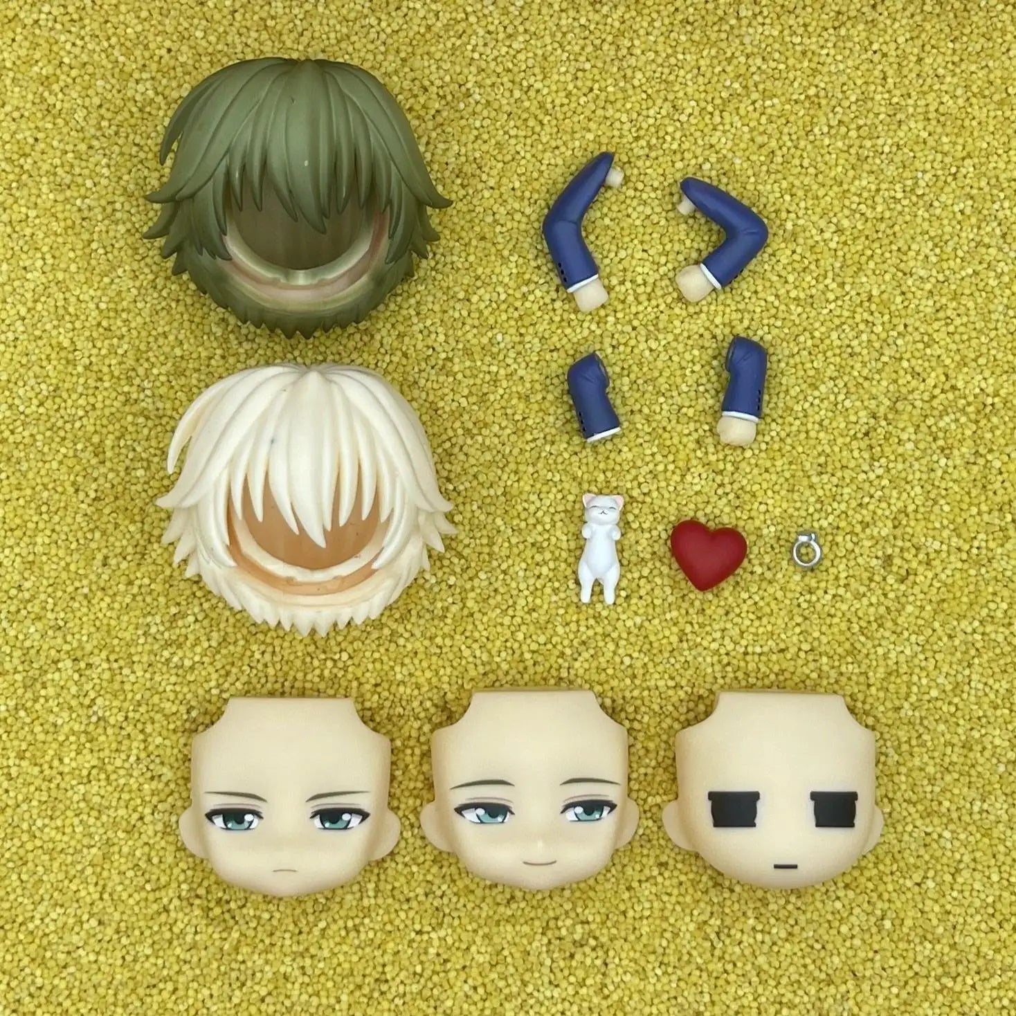 moyi GSC Clay Man Face doll face hair doll accessories