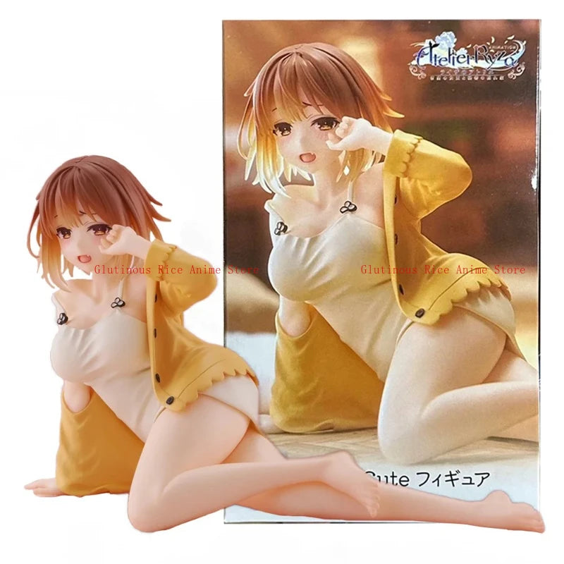 In stock 13CM Anime Reisalin Stout Figure Atelier Ryza: Ever Darkness & the Secret Hideout Pajama Ver Model Toy Doll