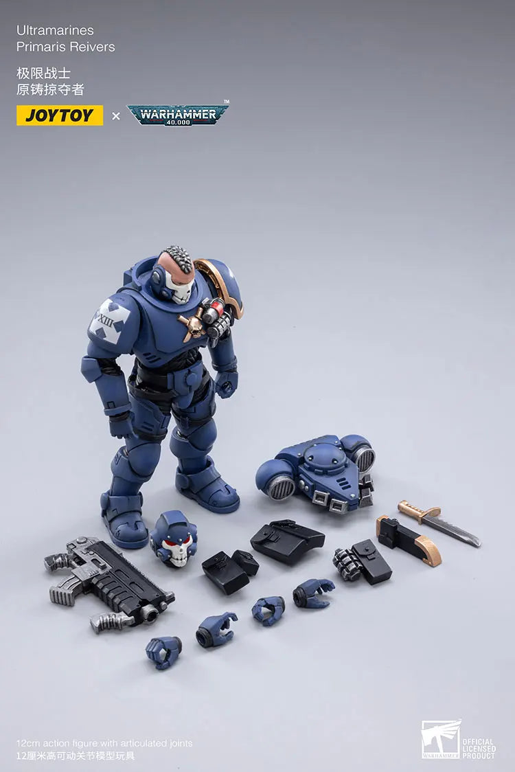 Joytoy Warhammer 1/18 Action Figures Ultramarines Primaris Reivers Reaver 2 Model Toy Boy Gifts 3.75inch