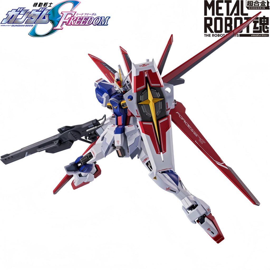 Original Bandai Metal Robot Spirits ZGMF-56E2/α Force Impulse Gundam Spec II Die-cast Action Figure Collectible Model In Stock
