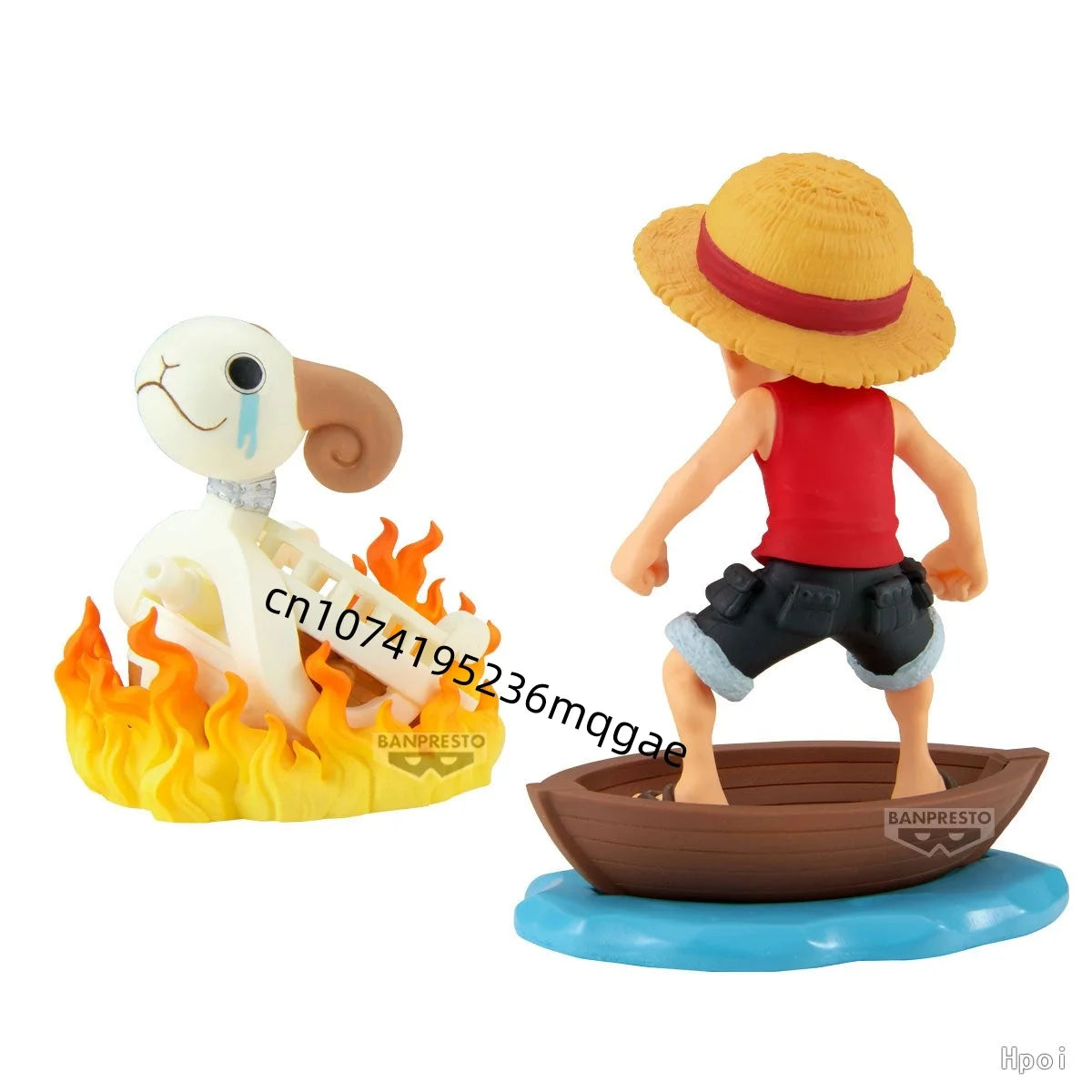 Original Bandai ONE PIECE WCF LOG STORIES Luffy Nami Eneru Anime Action Figures Model WCF desktop Ornaments Gift Decorations
