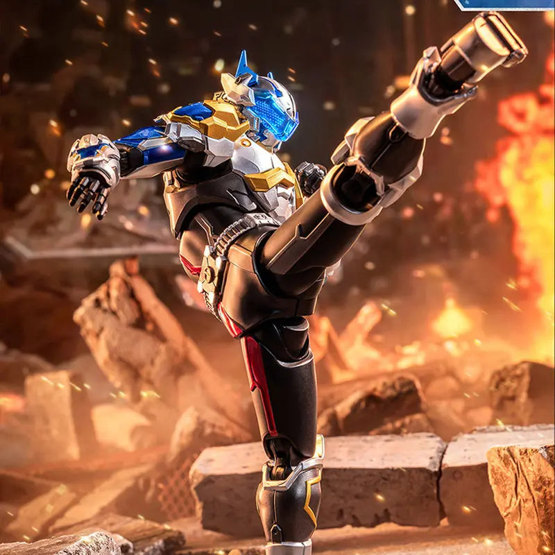 Nuclear Gold Reconstruction Overlord Battle God Baatar & Tamir 1/10 Scale Action Figure, Articulated Collectible Anime Model Toy
