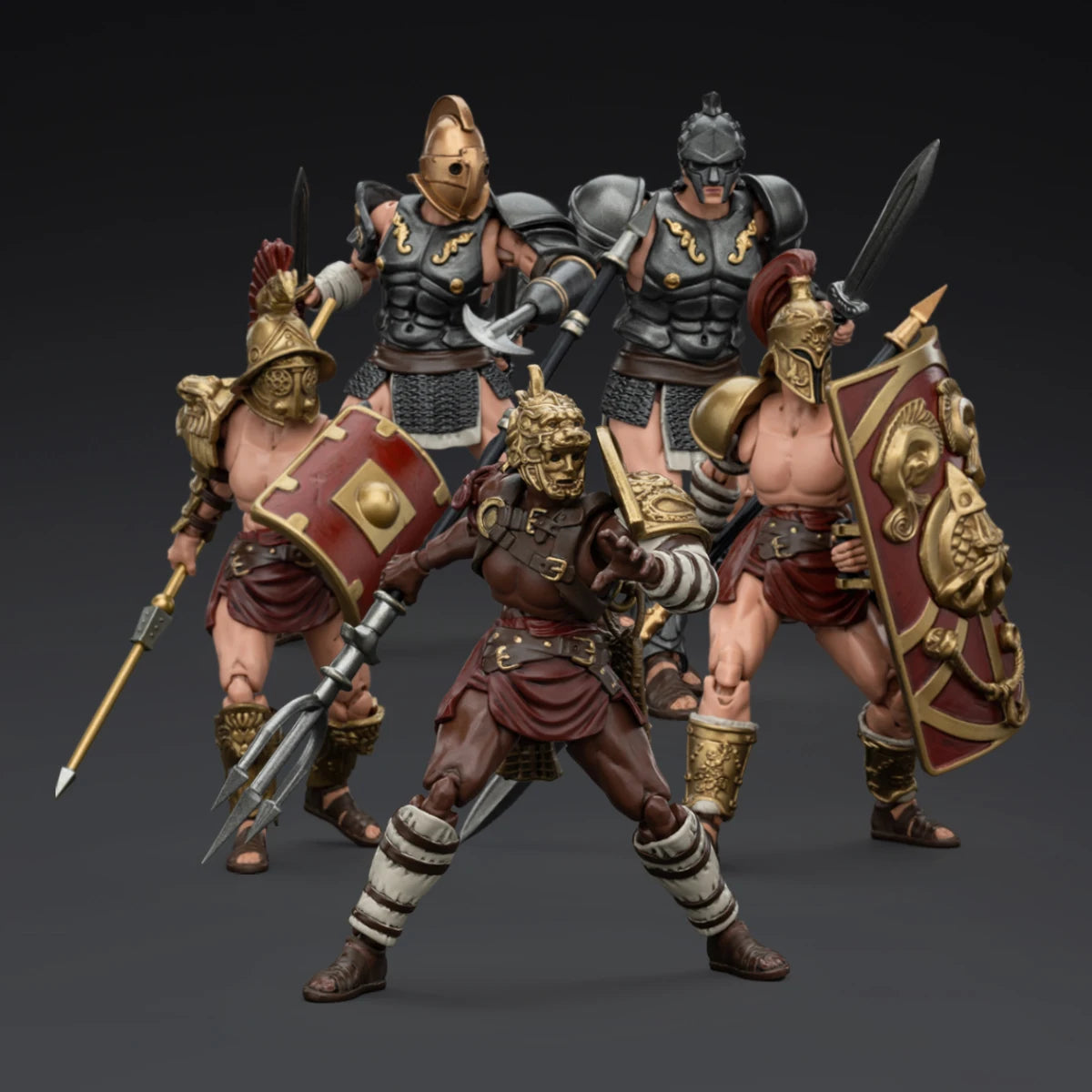 JOYTOY Strife 1/18 Scale Roman Gladiator Hasta Gladiator Thraex Gladiator Action Figure Model Toys For Collection