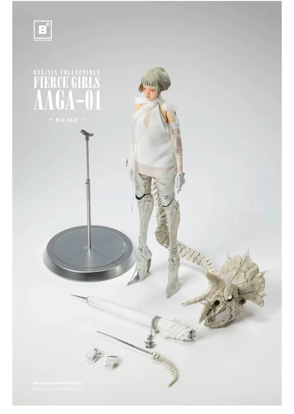 【In Stock】Original UNDERVERSE AAGA-01 ICE AG FIERCE GIRLS 1/6 Action Figure Model Ornament Collection