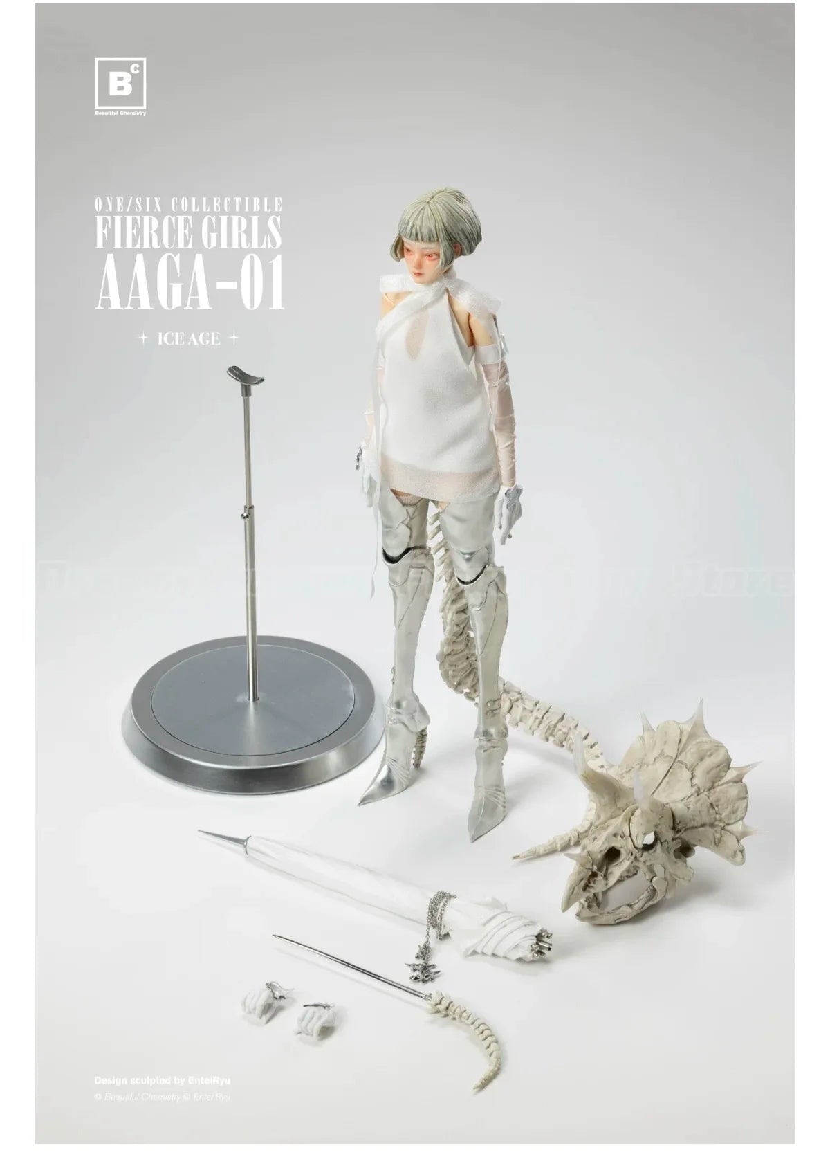 【In Stock】Original UNDERVERSE AAGA-01 ICE AG FIERCE GIRLS 1/6 Action Figure Model Ornament Collection