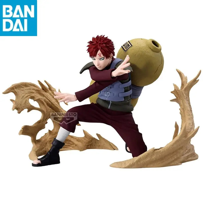 Bandai Namco Banpresto Naruto Shippuden Vibration Stars Gaara PVC About 12Cm In Stock Genuine Original Collector Figurine Toys