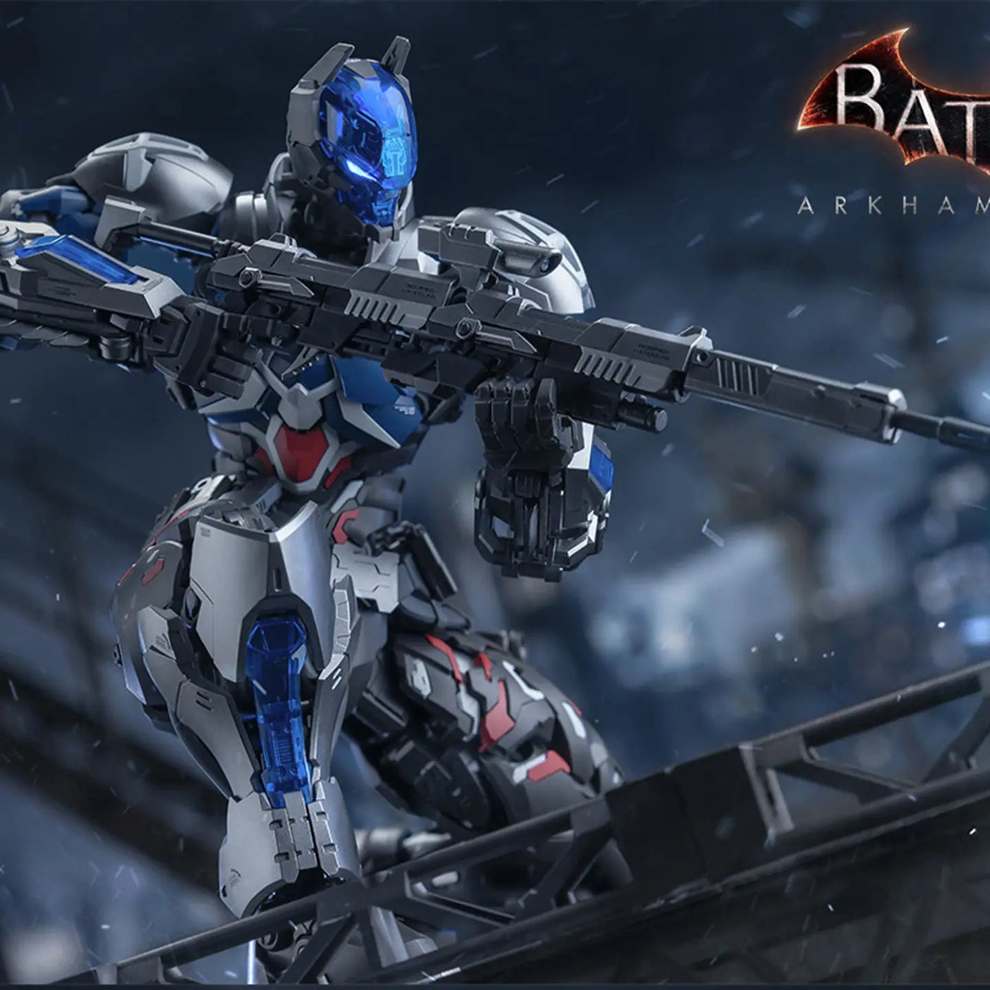 Original HEMOXIAN Arkham Knight Assembly Model YuanYe Over Zero Batman Action Figures 1/10 Statue Collection Kid Toy Gift
