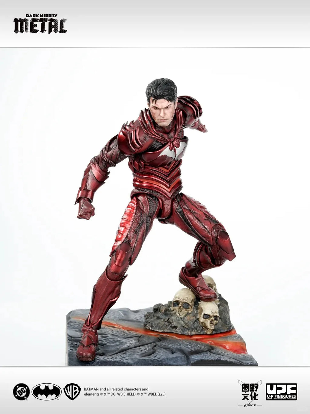 Original Round Culture U P Finegures Red Death Dc Dark Knights Metal 1/12 Lpzz Action Anime Figure Gifts Toys Decorative Gift