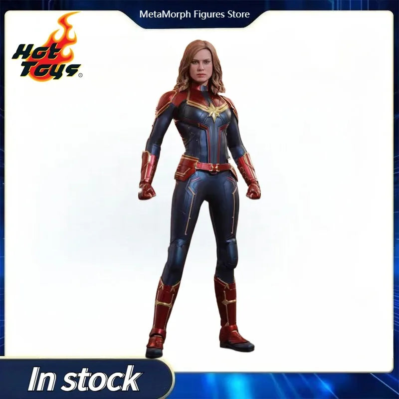 Original Hot Toys MARVEL Avengers 4: Captain Marvel MMS521 MMS522 Anime Figure Collection Toys Models