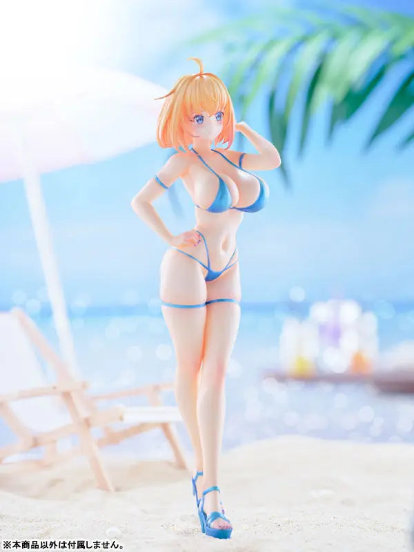Judai 27cm Original KoiKoi Bunny Suit Planning Sophia F Shirring Bikini Swimsuit PVC Action Figure Model Doll Toys