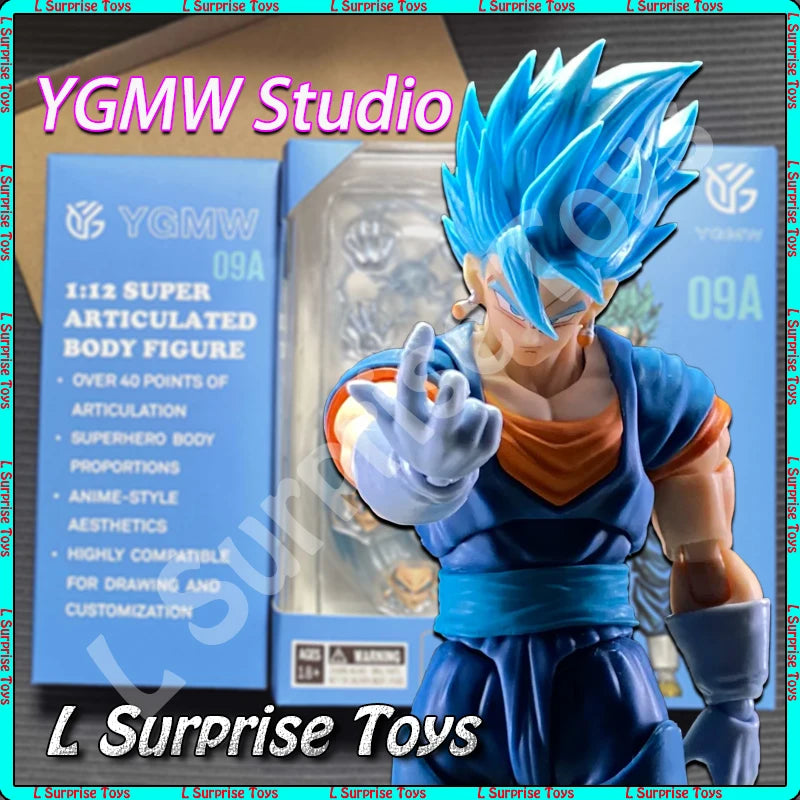 In Stock Ygmw Toys Vegito Figure Dragon Ball Super Saiyan God Vegito Vegetto Anime Action Figures Figurine Model Gifts Toys