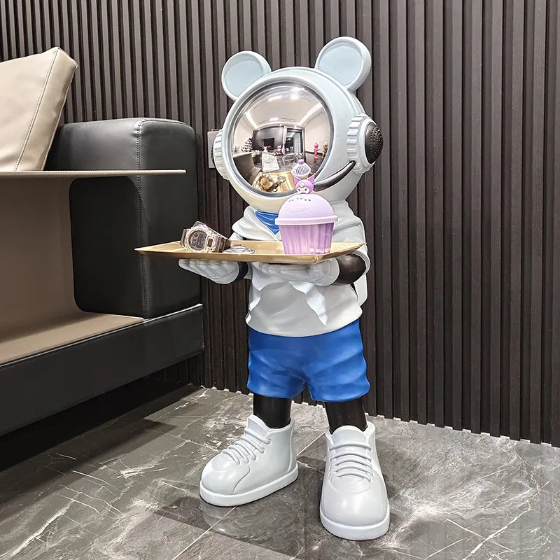 Astronaut Sculpture Luxury Nordic Figurines Large Living Room Aesthetic Home Decor Figurines Art Ornaments Modern Decorative