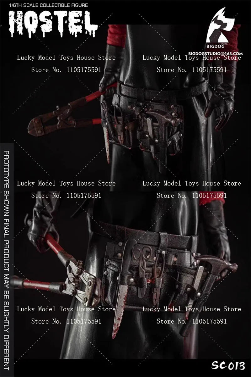 BIGDOG STUDIO SC022 1/6 Scale The Evil Within Man Cloth Action Figure SC013 Hostel 12" Full Set Soldier Model Toys Collection