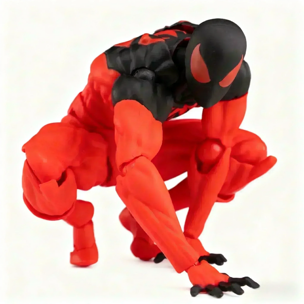 HOT-NEW Mess Toys Superior Spider-Man Figurine Model PVC Black Red Spider Man Toy Collect KO Action Dolls For Collection Gift