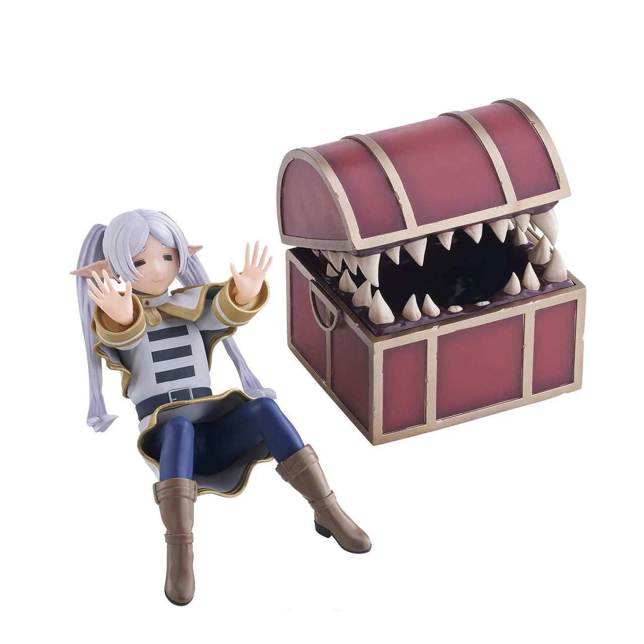 JP Anime figures Frieren action figures Treasure Box Monster Frieren figures Doll PVC Model Toy 10cm Collection Statue Gift