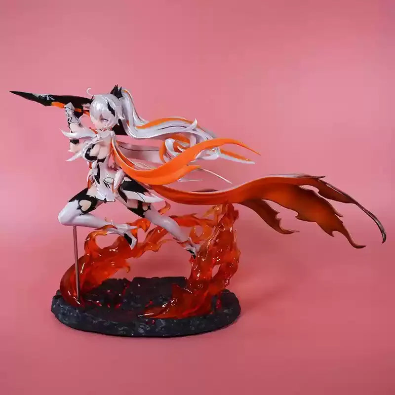 Figures Elysia Anime Beautiful Girl Figure Kiana Kaslana Honkai Impact 3 Figurine Elysia Statue 25cm Pvc Gk Sexy Model Doll