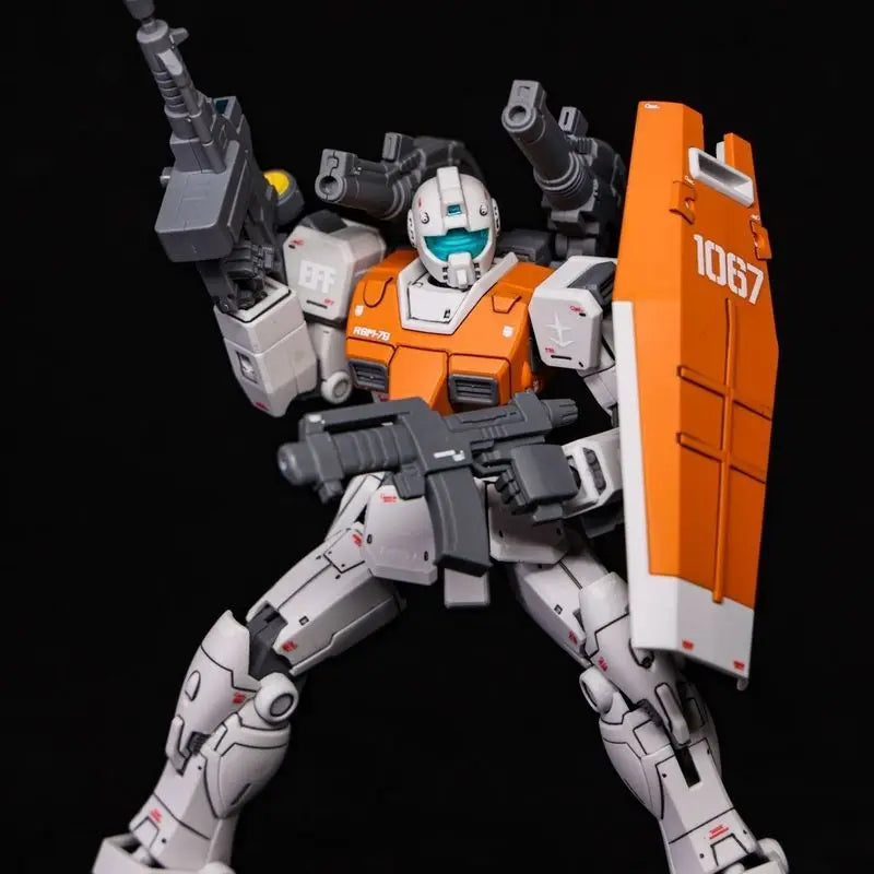GTO Morocco GM RGM-79  HG 1/144 Repair Double Cannon Advanced Version Assemble The Model Action Figures Decorative Toy Gift
