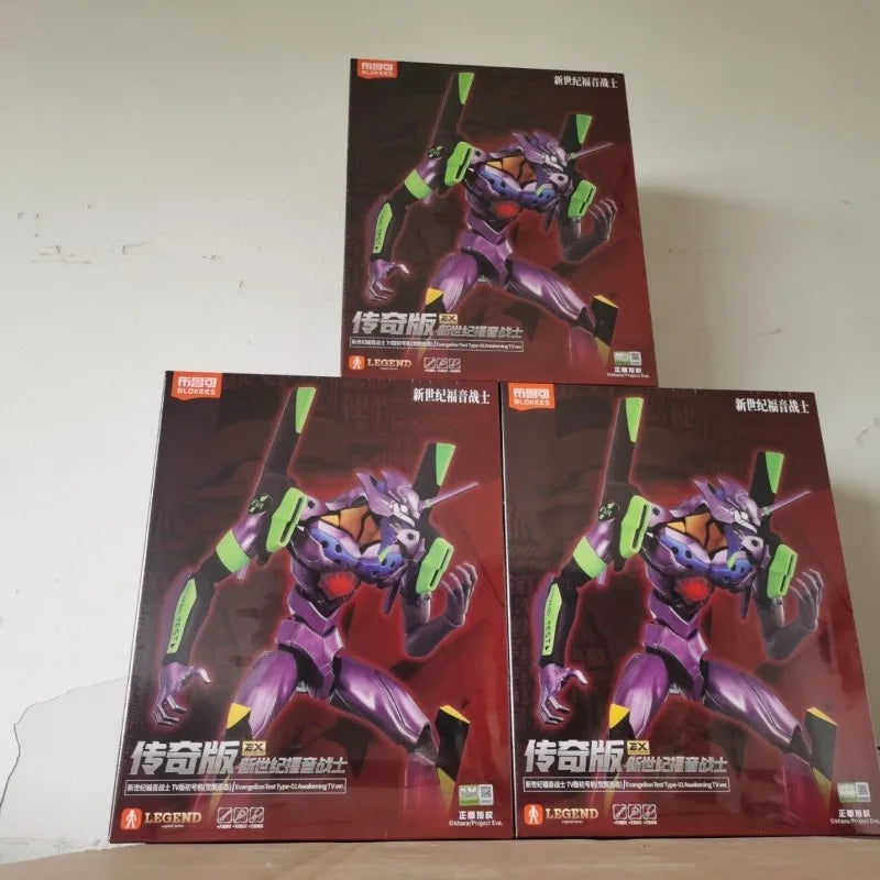 Genuine EVANGELION 01 Toys EVA Action Figure Evangelion Test Type-01 Awakening TV Ver. Assembly Model Kit Robot Plastic Gift