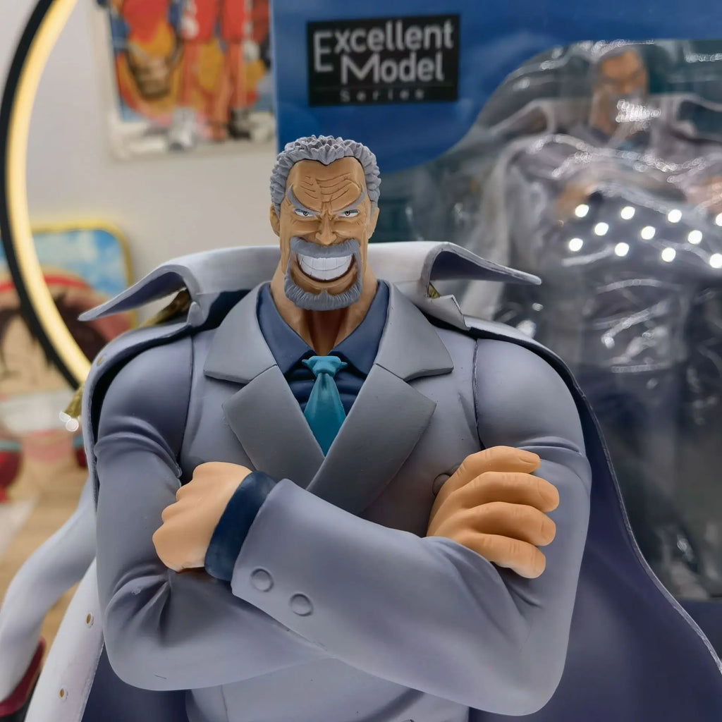 POP One Piece Фигура Monkey.D.Garp 26CM Аниме PVC екшън фигурка играчки 3 глави Garp статуя Kapu фигурка колекционерски модел кукла подарък