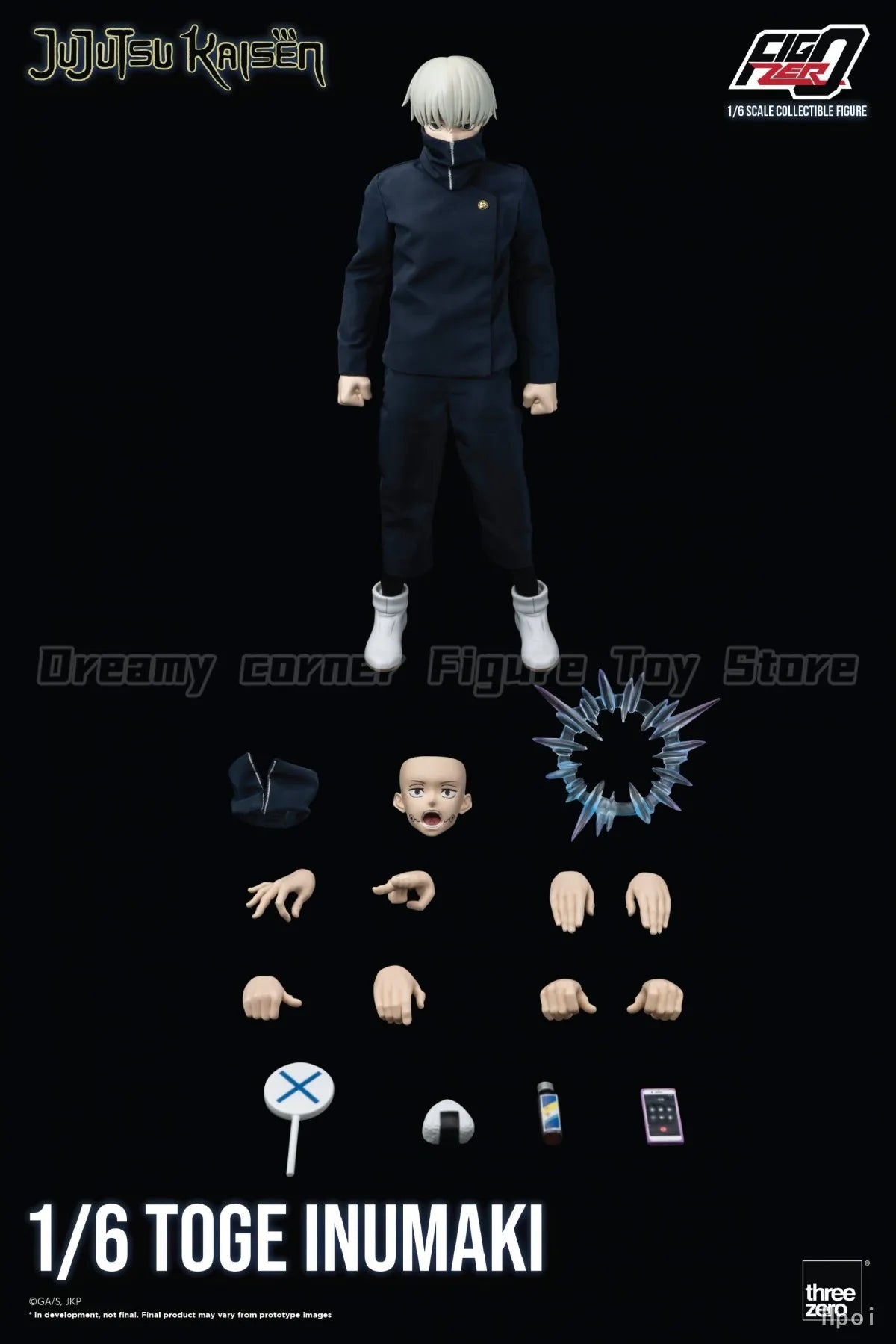 【In Stock】Original Threezero FigZero Jujutsu Kaisen Toge Inumaki 1/6 Action Figure Toy Model Collection