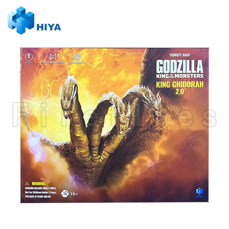 HIYA 35CM Action Figure Exquisite Basic Series Godzilla King of the Monsters King Ghidorah 2.0 Anime Model Collection Toy