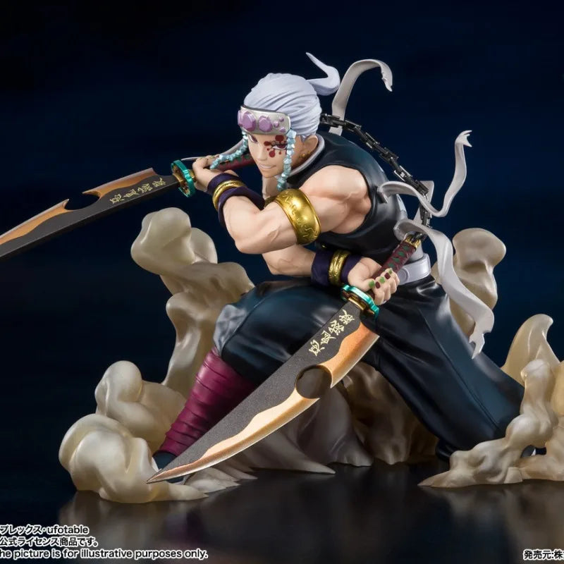 Bandai Auf Lager Figuarts ZERO Anime Demon Slayer No Yaiba Usui Tengen Sound Pillar Actionfigur Modell Spielzeug Geschenk DT